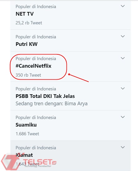 Boikot Netflix #CancelNetflix