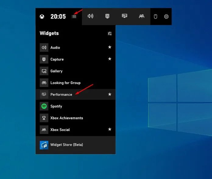 fps counter di windows 10