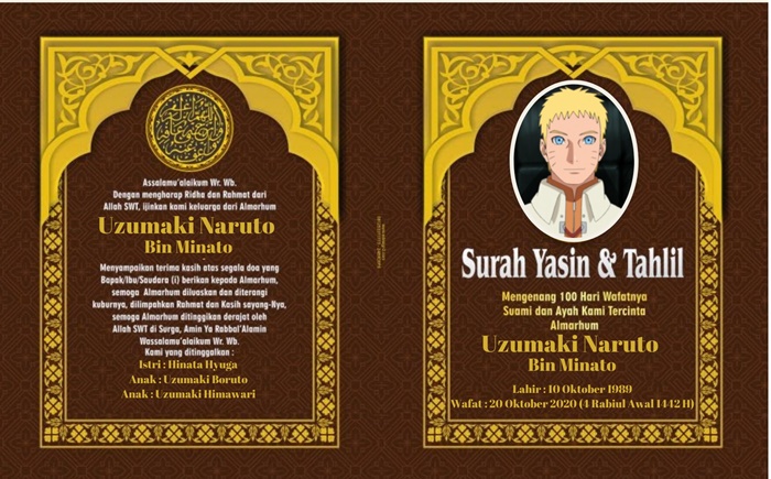 Meme Naruto Meninggal Dunia 
