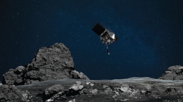 pesawat mendarat di asteroid