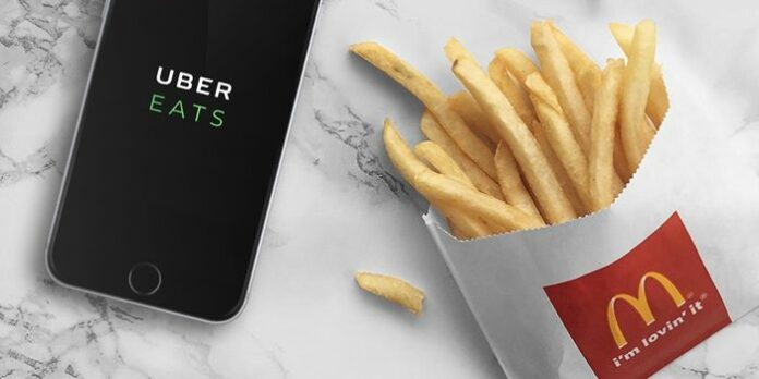 Saus McD McDonalds Uber Eats