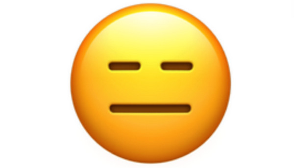 arti emoji wa Expressionless Face