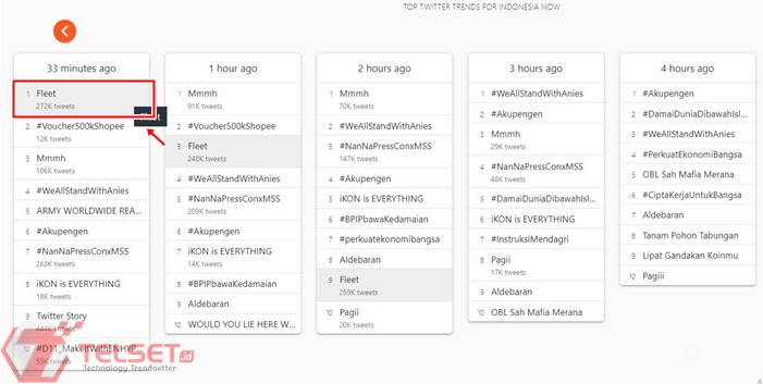 Fitur Fleets Twitter