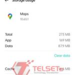 Hapus Cache Clear Data Google Maps