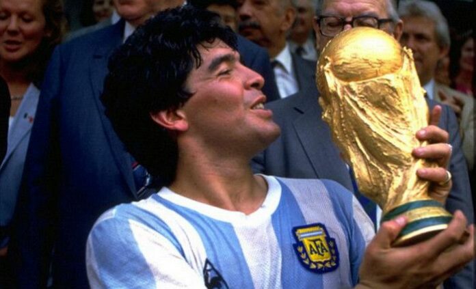 Maradona Piala Dunia 86 telset viral Maradona meninggal