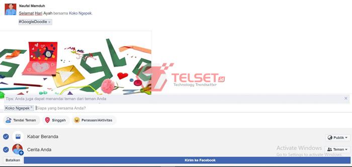 Kartu Ucapan Hari Ayah Nasional