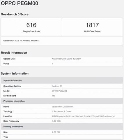 Spesifikasi Oppo Reno5