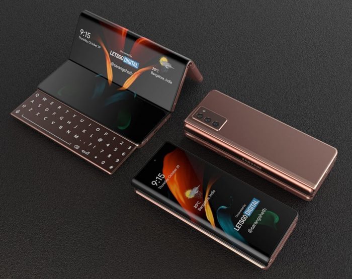 smartphone lipat baru Samsung