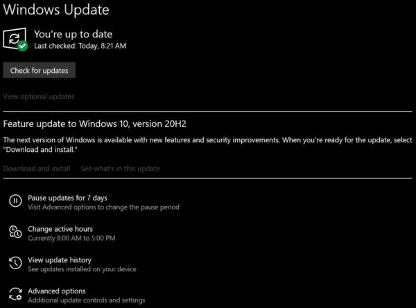 Cara Update Windows 10