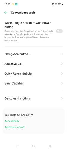 Fitur Quick Return Bubble Oppo A15