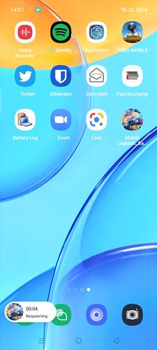 Fitur Quick Return Bubble Oppo A15