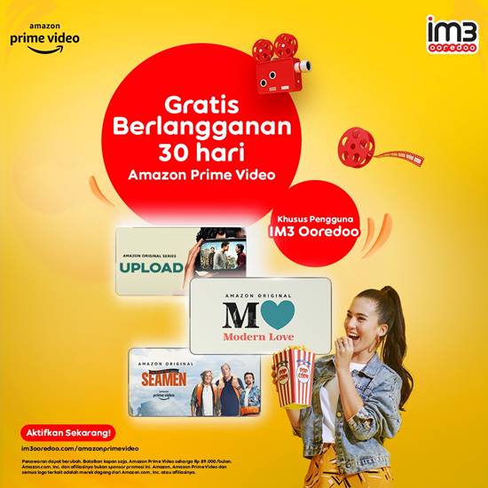 IM3 Ooredoo Amazon Prime Video Gratis