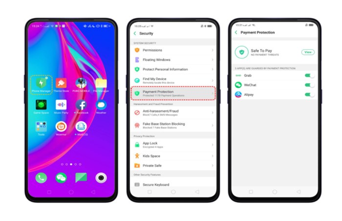 Payment Protection ColorOS 11