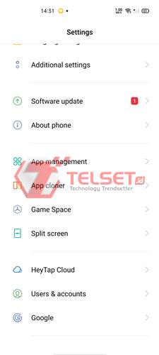 Cara Update ColorOS 11 Oppo Reno4 F