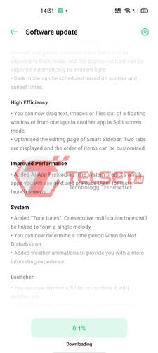 Cara Update ColorOS 11 Oppo Reno4 F