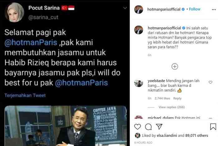 Hotman Paris Habib Rizieq