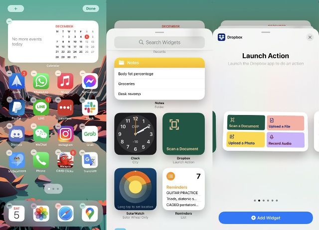 Cara Widget iOS 14