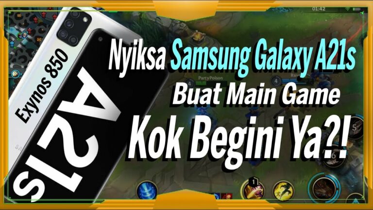 Samsung Galaxy A21S Gaming Test League of Legends & PUBG