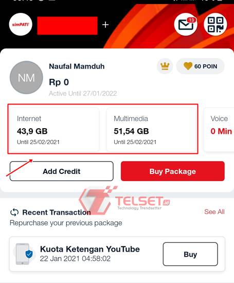 Cara Cek Kuota Internet Telkomsel