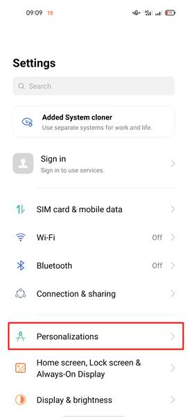 Cara Ganti Font Oppo Reno5