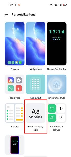 Cara Ganti Font Oppo Reno5 ColorOS 11