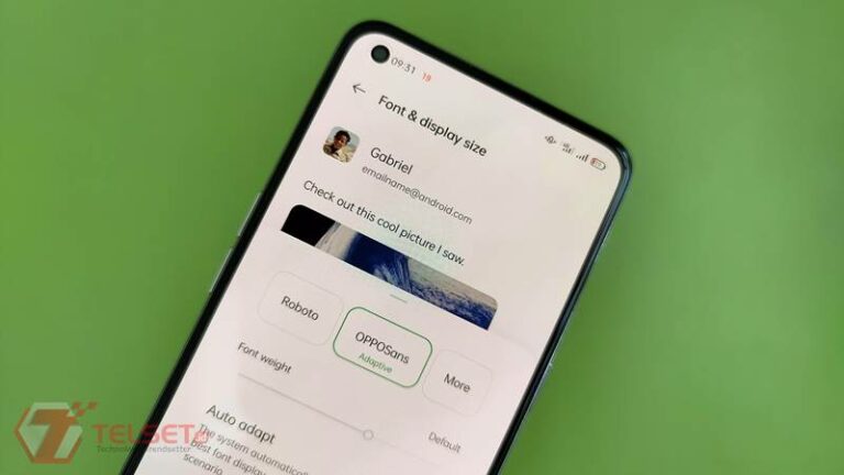 Cara Ganti Font Oppo Reno5