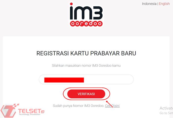 cara registrasi kartu indosat