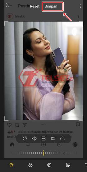 Cara repost postingan Instagram 