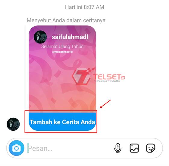 Cara repost postingan Feed Instagram IG Story