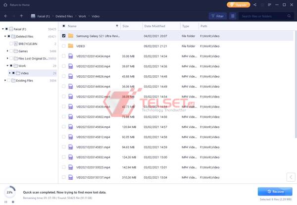 Cara kembalikan data yang terhapus
