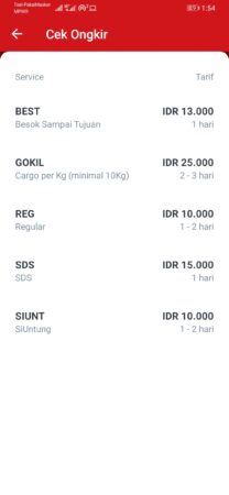 Cara Cek Ongkir SiCepat