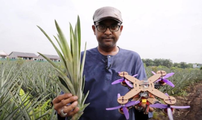 Drone Daun Nanas