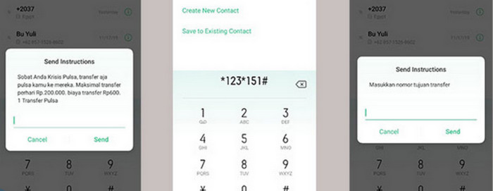 Transfer Pulsa Indosat via SMS