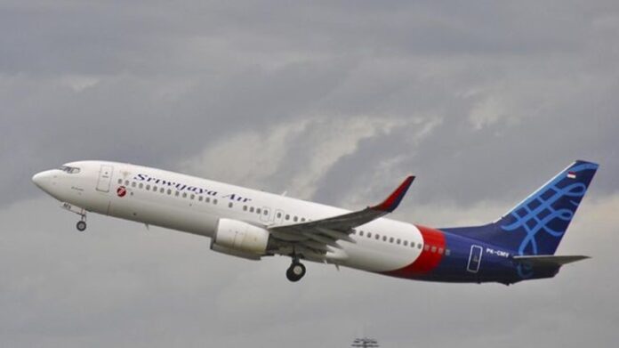 Ilustrasi pesawat Sriwijaya Air