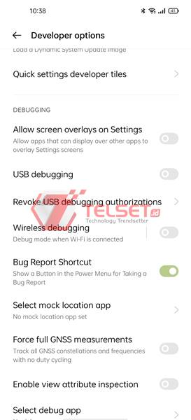 Manfaat Developer Options Android