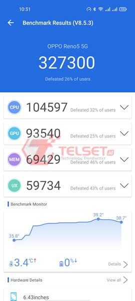 Uji Performa Oppo Reno5 5G