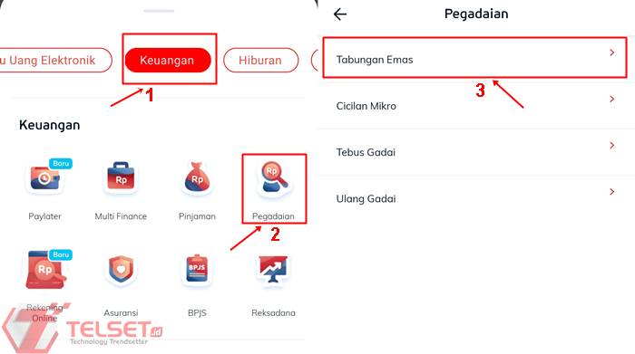 Cara Tabungan Emas Pegadaian LinkAja