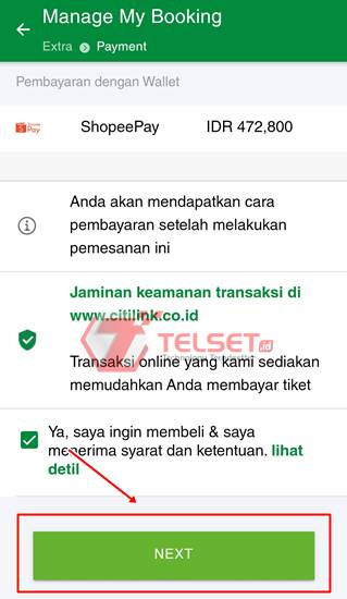 Cara Beli Tiket Citilink ShopeePay 