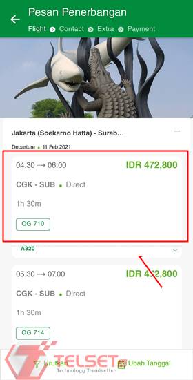 Cara Beli Tiket Citilink ShopeePay 