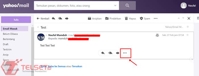 Cara blokir email Yahoo