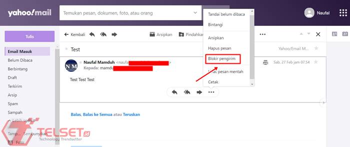 Spam Yahoo