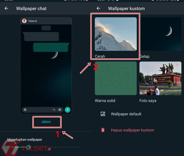 Cara Buat Wallpaper WhatsApp Berbeda Kontak 