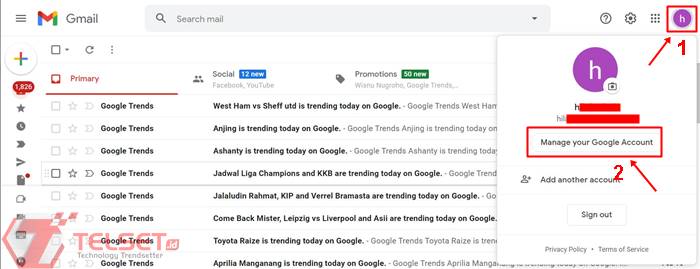 Cara Menghapus Akun Gmail HP Laptop PC