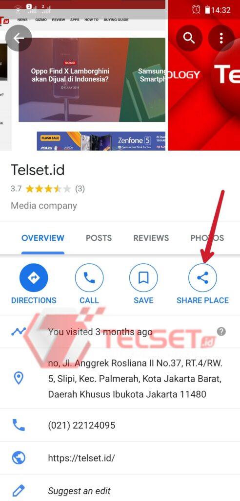 cara membuat barcode gogle mapas