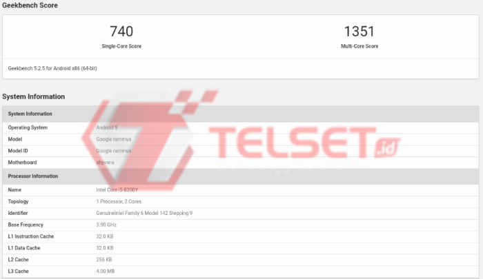 Benchmark Asus Chromebook C434