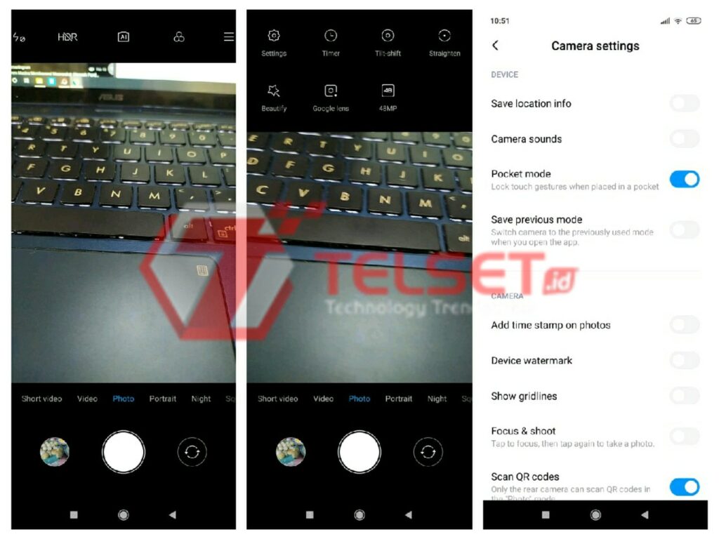 Cara mematikan suara shutter kamera Android
