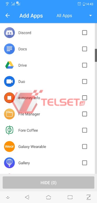 cara menyembunyikan aplikasi di Android