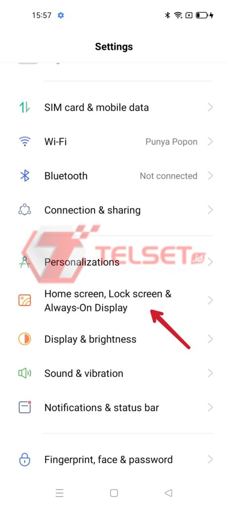 Always on display Oppo Reno5 5G