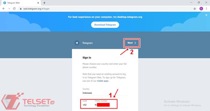 Cara Menggunakan Telegram Web