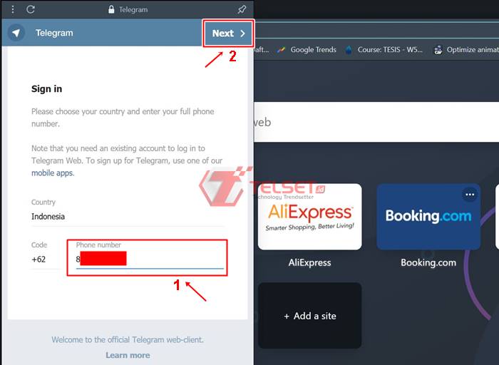 Cara Menggunakan Telegram Web